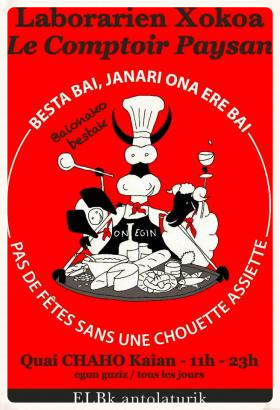 Comptoir paysan  Fête de Bayonne 2014